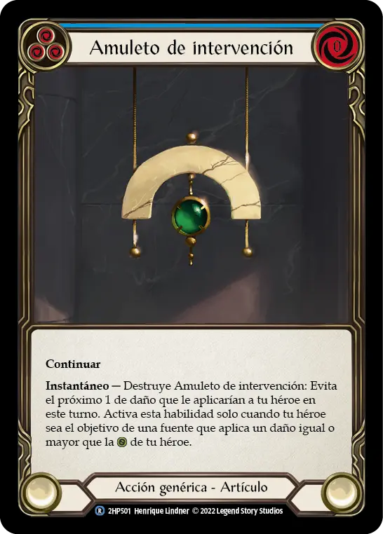 Card: Amulet of Intervention (blu)