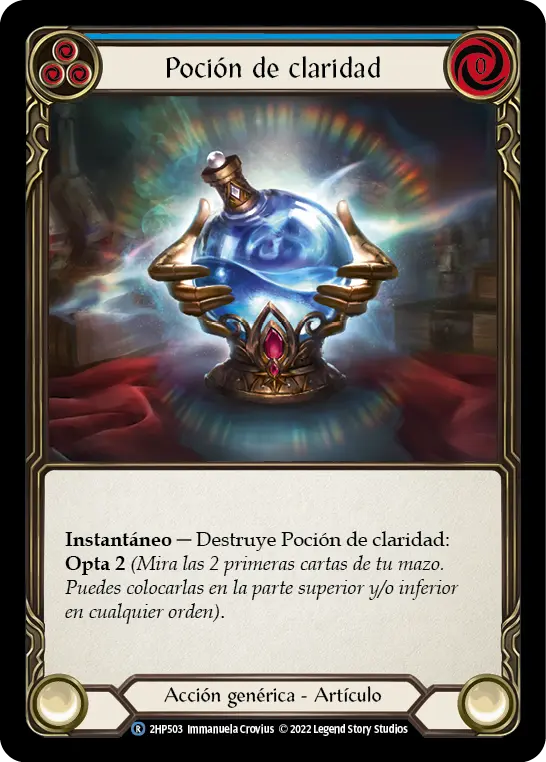 Card: Clarity Potion (blu)