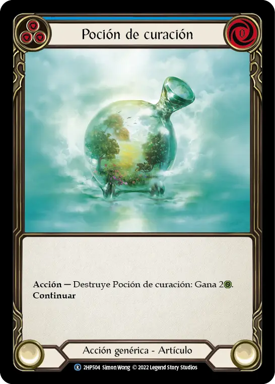 Card: Healing Potion (blu)