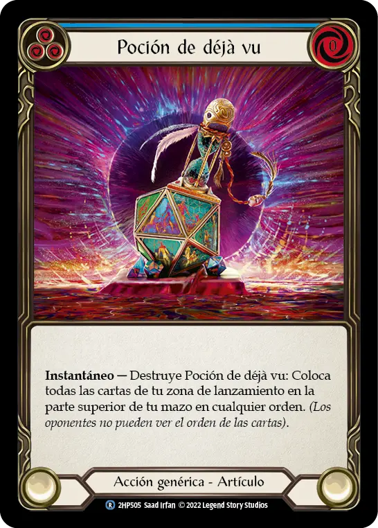 Card: Potion of Déjà Vu (blu)