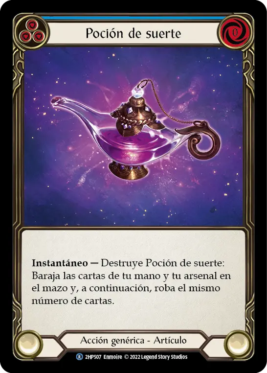 Card: Potion of Luck (blu)
