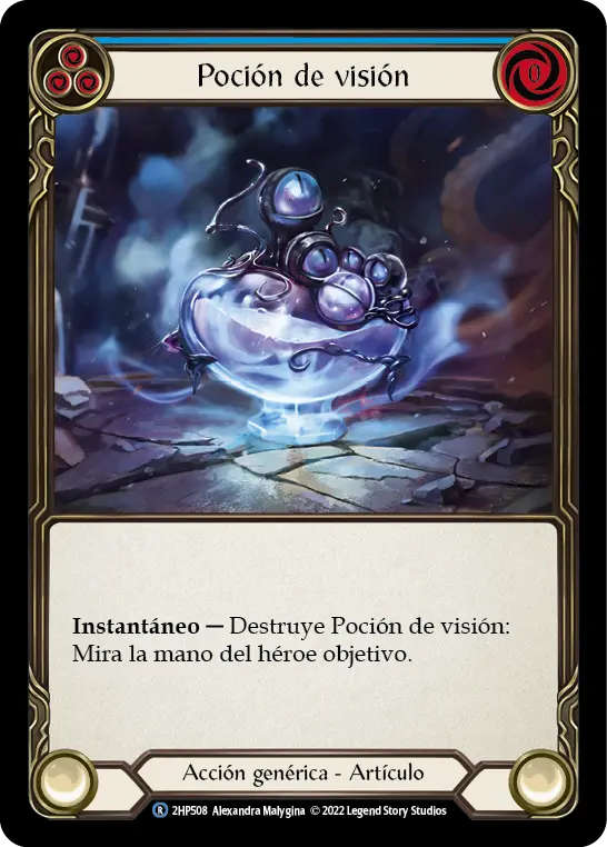 Card: Potion of Seeing (blu)
