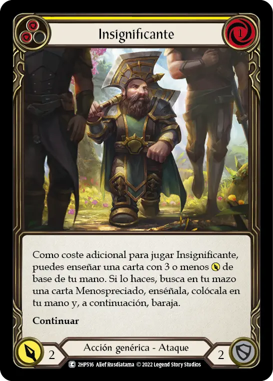 Card: Belittle (yel)