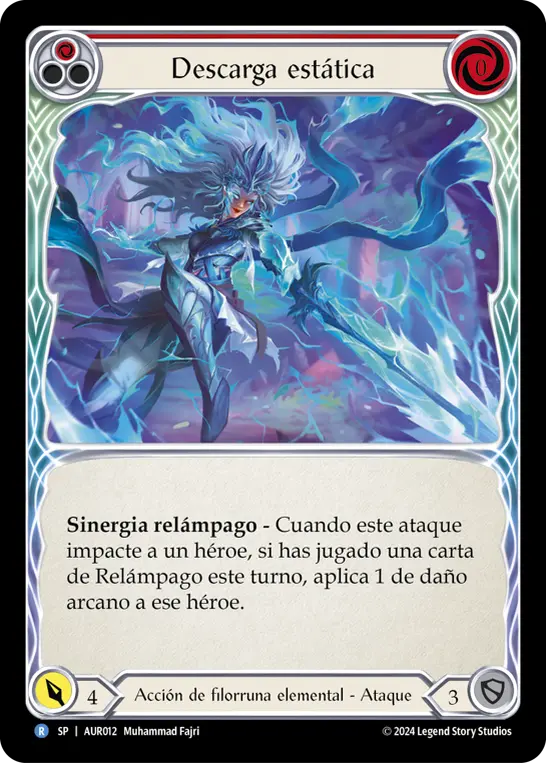 Card: Static Shock (red)