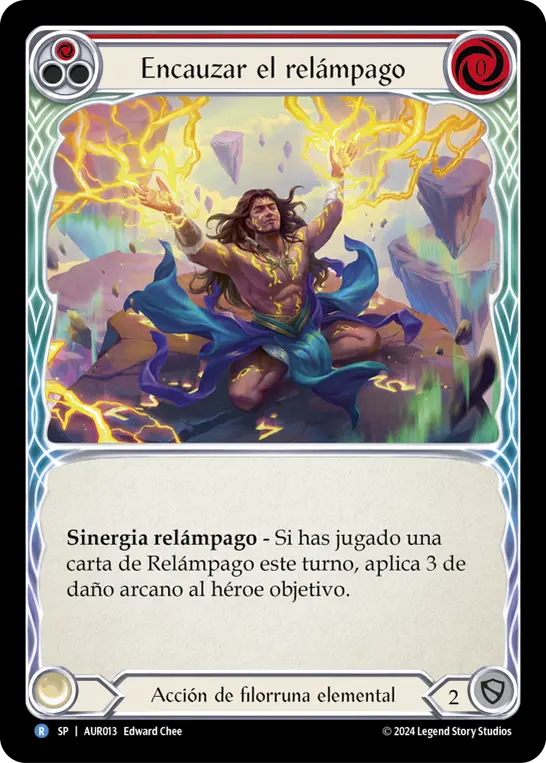 Card: Harness Lightning (red)