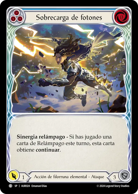 Card: Photon Rush (blu)