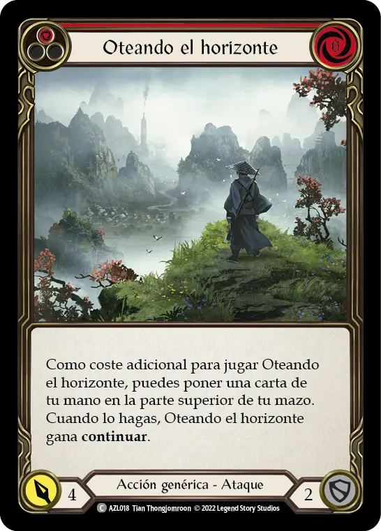 Card: Seek Horizon (red)