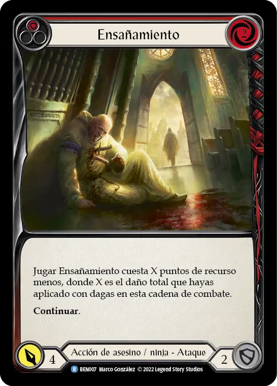 Card: Bleed Out (red)