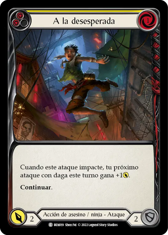 Card: Plunge (yel)