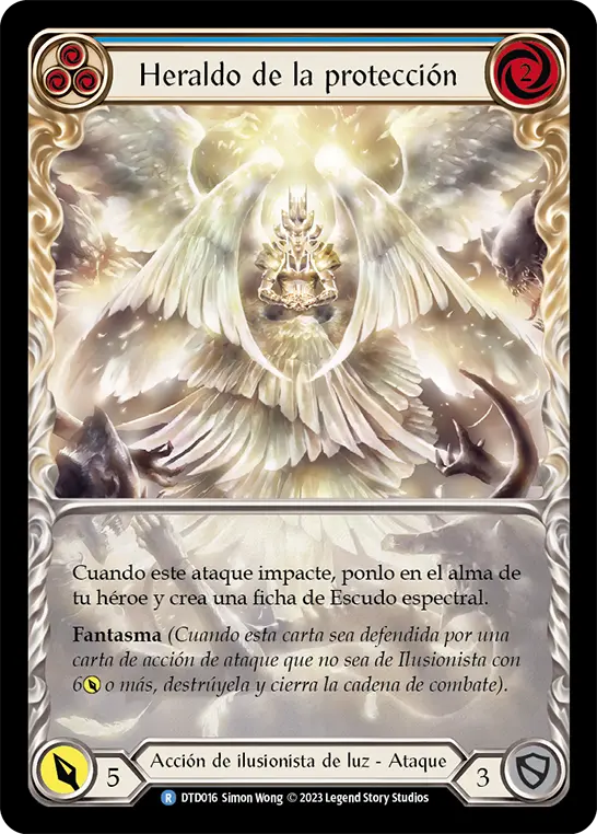 Card: Herald of Protection (blu)