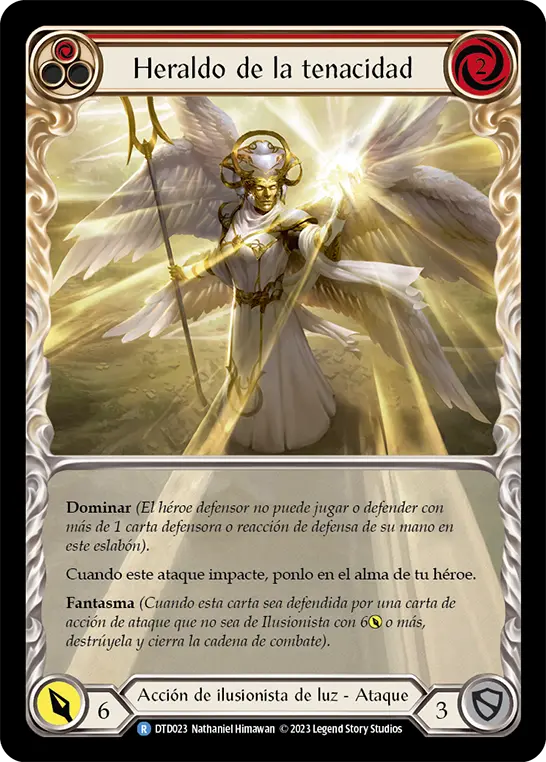 Card: Herald of Tenacity (red)