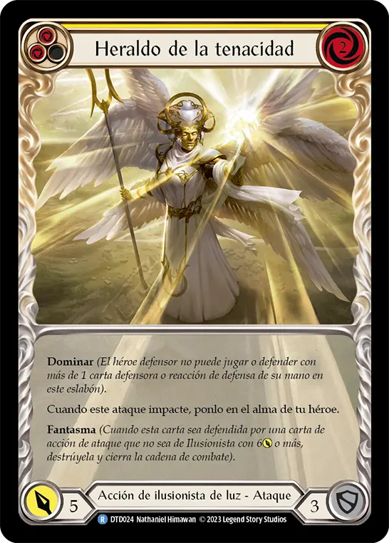 Card: Herald of Tenacity (yel)