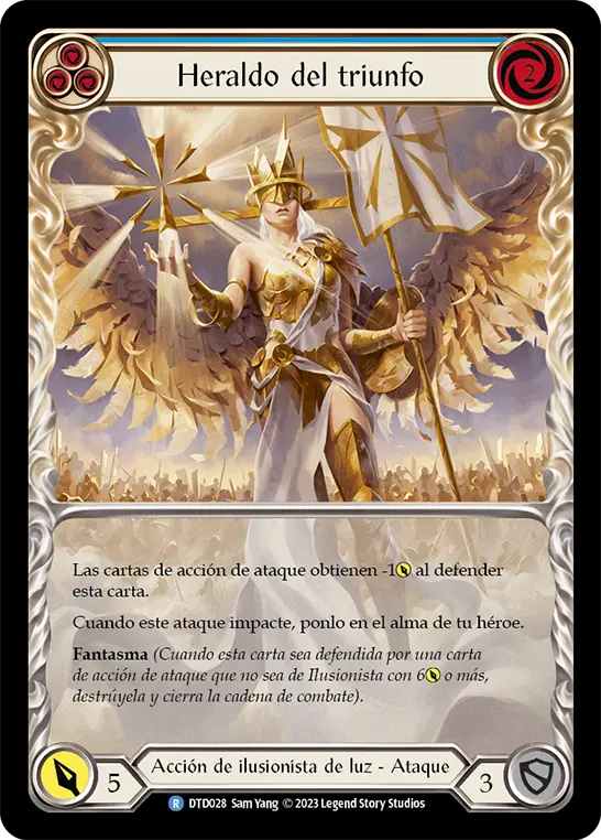 Card: Herald of Triumph (blu)