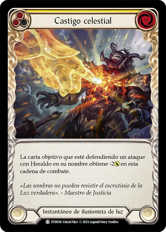 Card: Celestial Reprimand (yel)