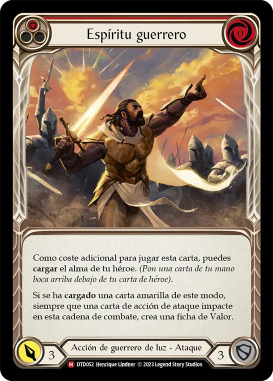 Card: Spirit of War (red)