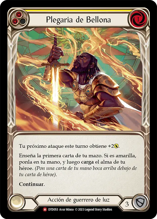 Card: Prayer of Bellona (yel)