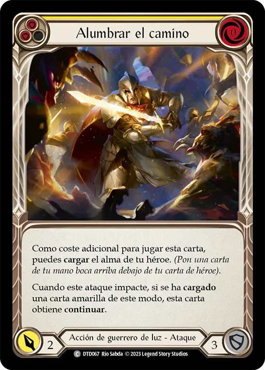 Card: Light the Way (yel)