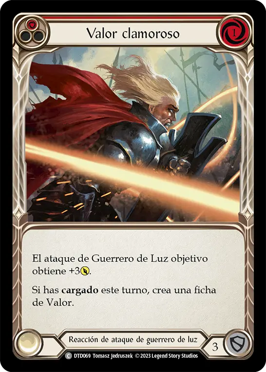 Card: Resounding Courage (red)