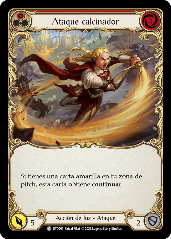 Card: Blistering Assault (red)