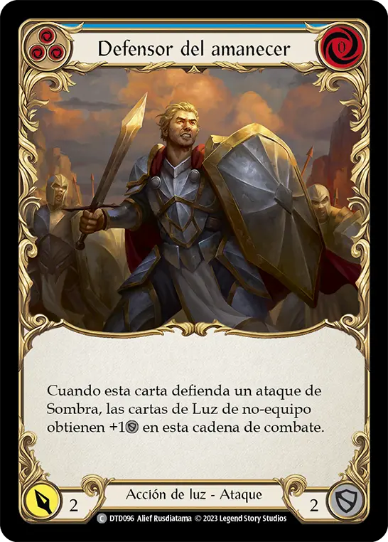 Card: Defender of Daybreak (blu)