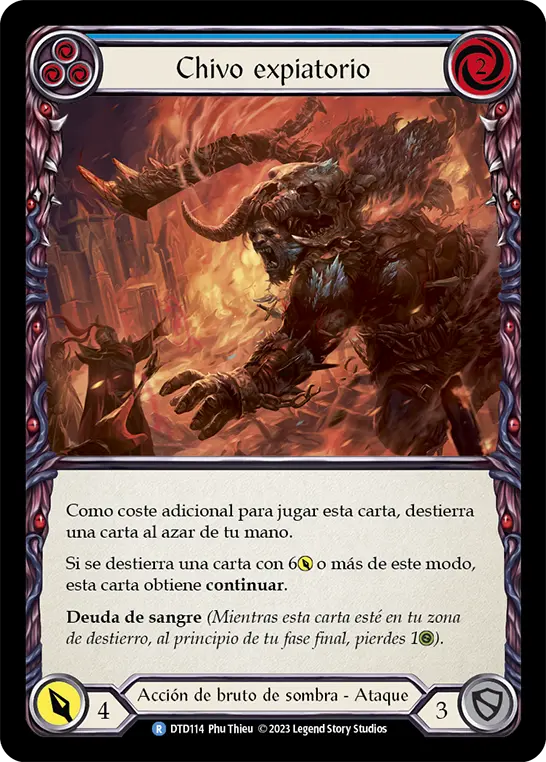 Card: Ram Raider (blu)