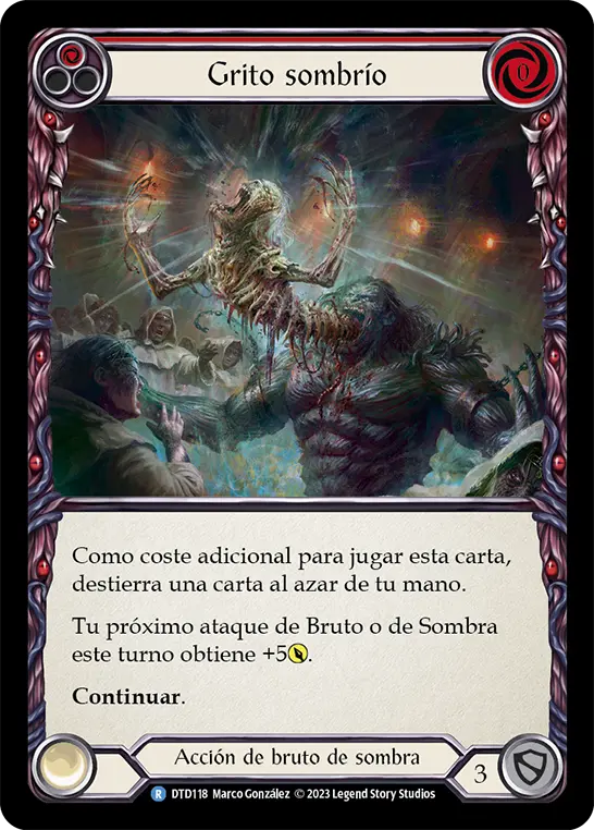 Card: Shaden Scream (red)