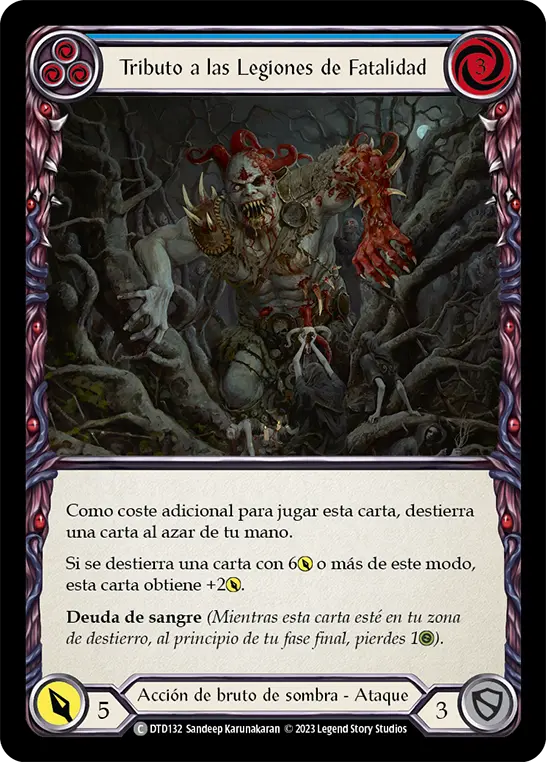 Card: Tribute to the Legions of Doom (blu)