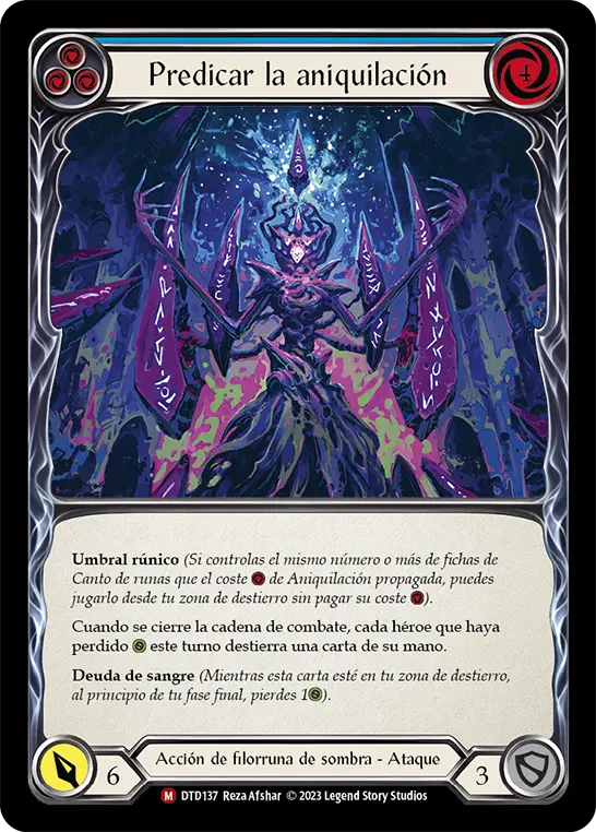 Card: Widespread Annihilation (blu)