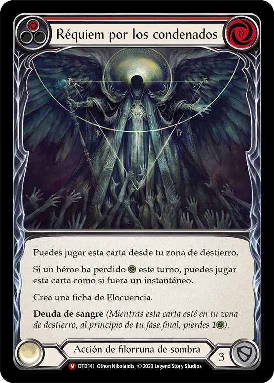 Card: Requiem for the Damned (red)