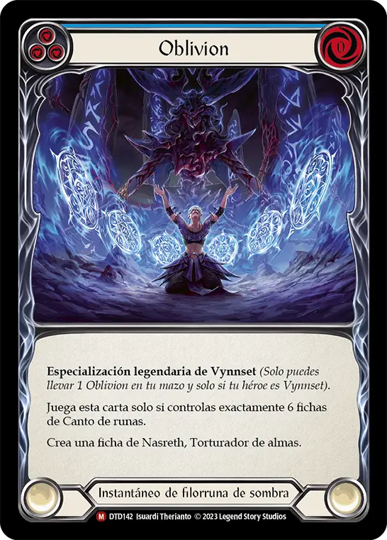 Card: Oblivion (blu)