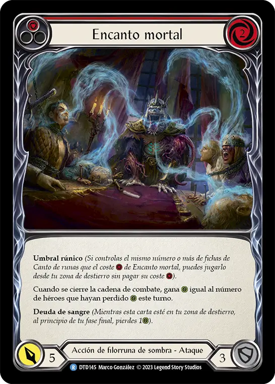 Card: Deathly Delight (red)