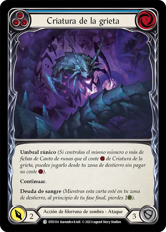 Card: Rift Skitter (blu)