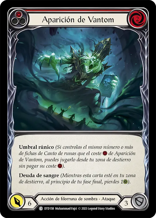 Card: Vantom Wraith (red)