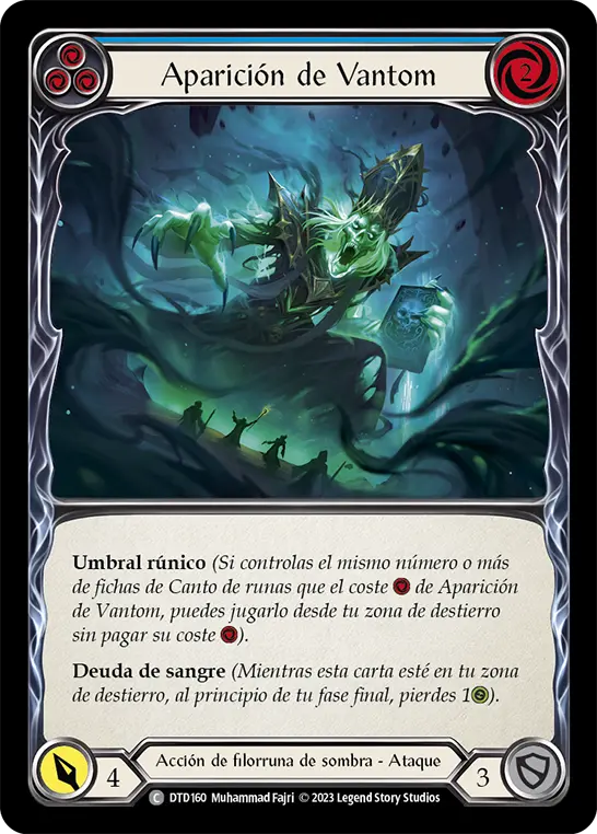 Card: Vantom Wraith (blu)