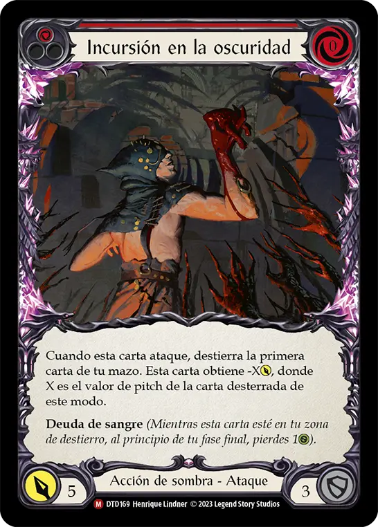 Card: Dabble in Darkness (red)