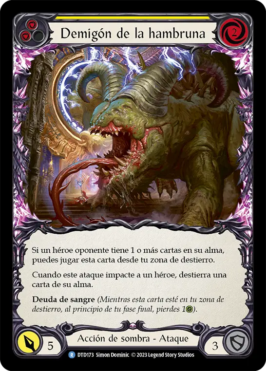 Card: Hungering Demigon (yel)
