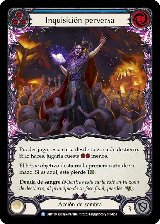 Card: Vile Inquisition (blu)