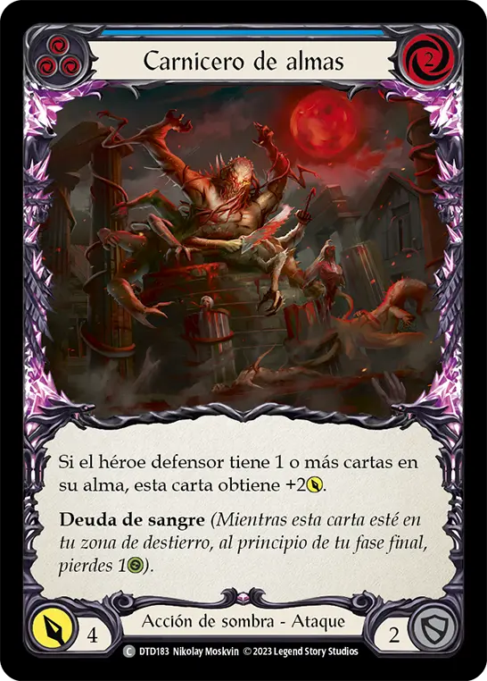 Card: Soul Butcher (blu)