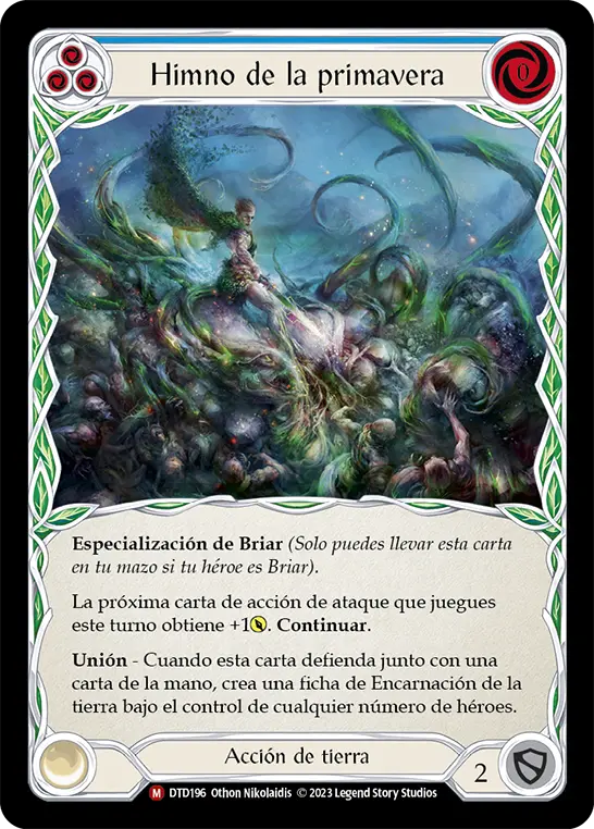 Card: Anthem of Spring (blu)