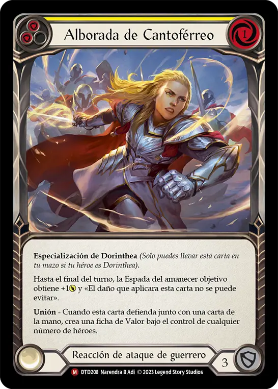 Card: Chorus of Ironsong (yel)