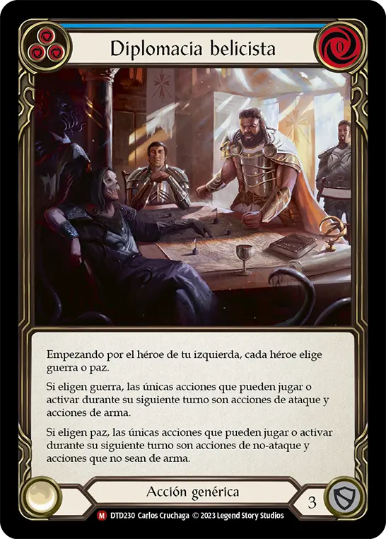 Card: Warmonger's Diplomacy (blu)
