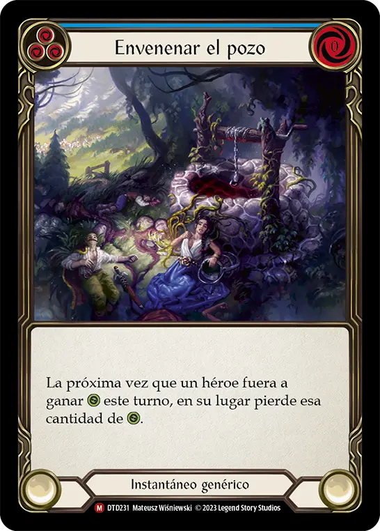 Card: Poison the Well (blu)
