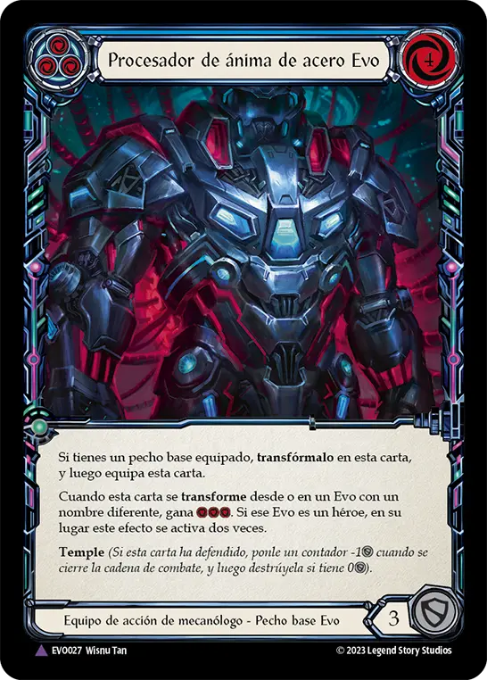 Card: Evo Steel Soul Processor (blu)