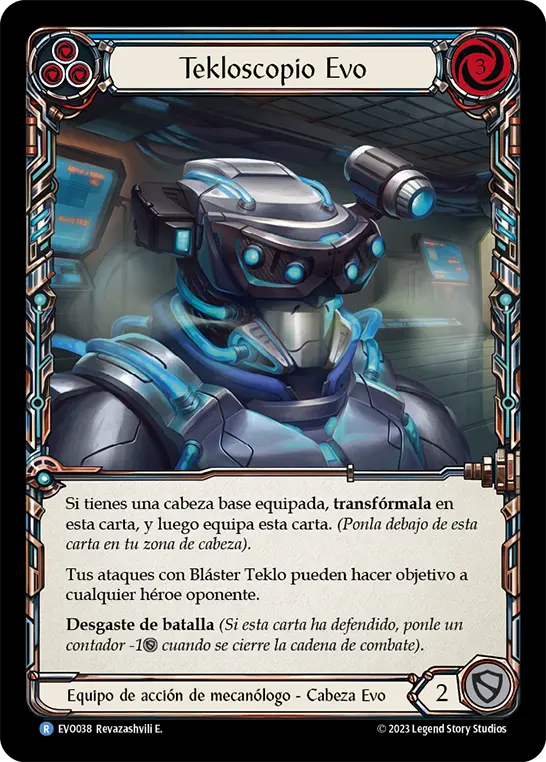 Card: Evo Tekloscope (blu)