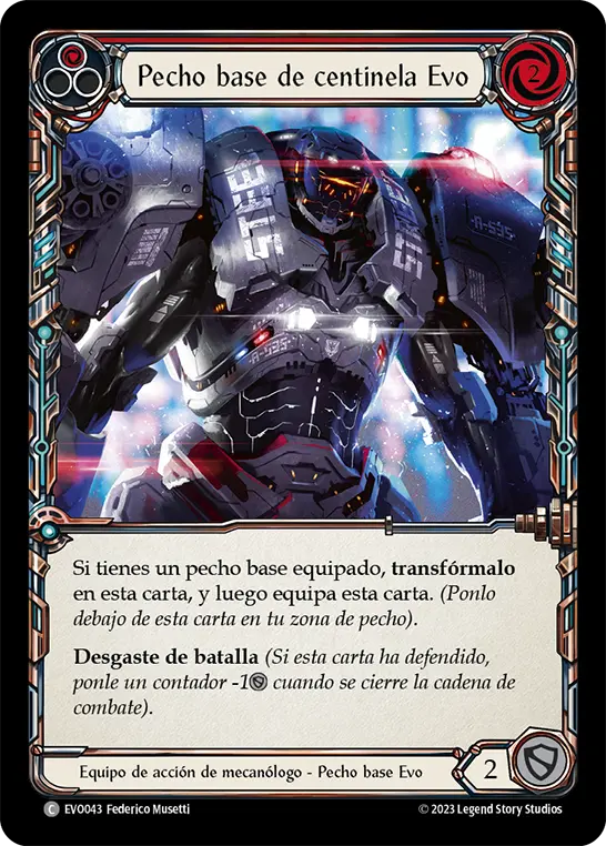 Card: Evo Sentry Base Chest (red)