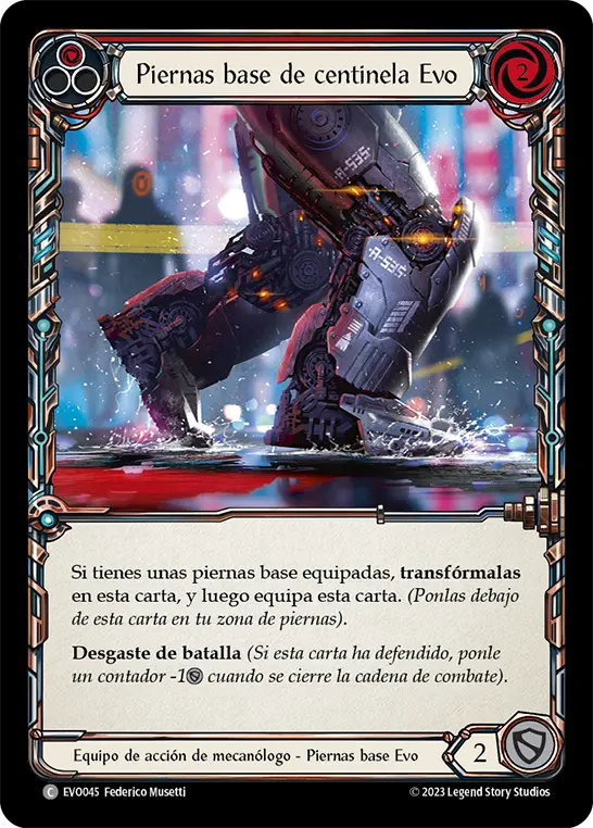 Card: Evo Sentry Base Legs (red)