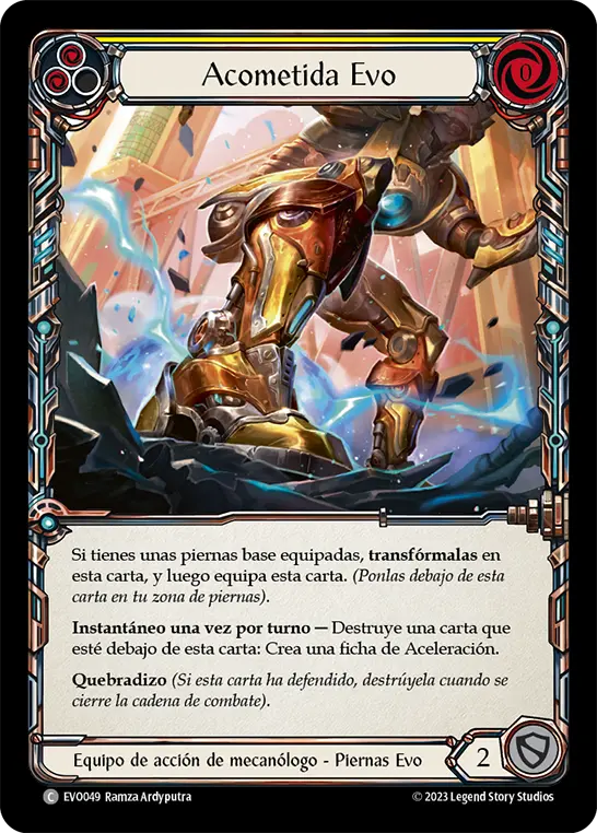 Card: Evo Charging Rods (yel)