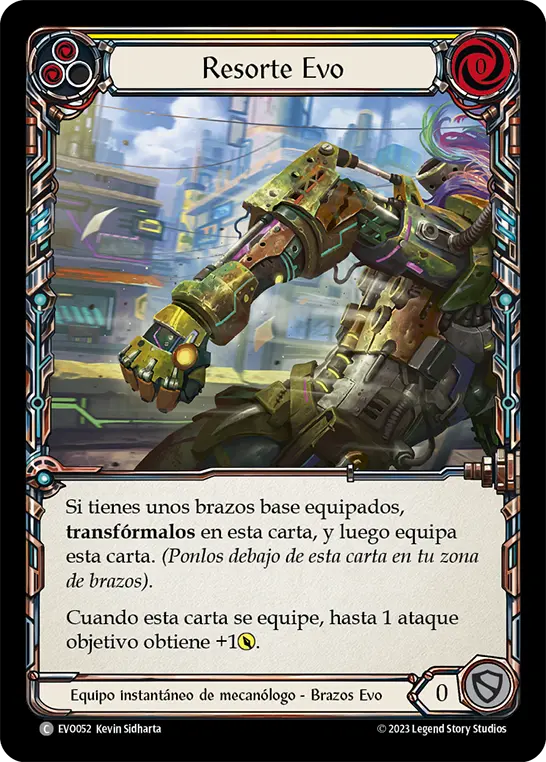 Card: Evo Whizz Bang (yel)