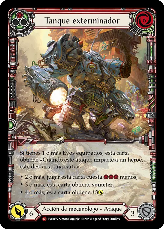 Card: Terminator Tank (red)