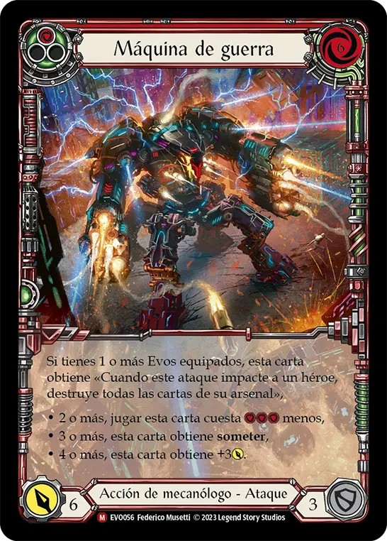 Card: War Machine (red)